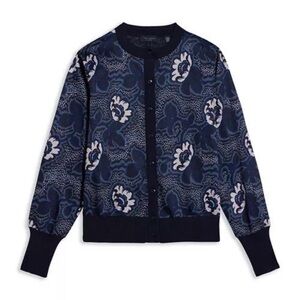Ted Baker Blue Floral Cardigan
